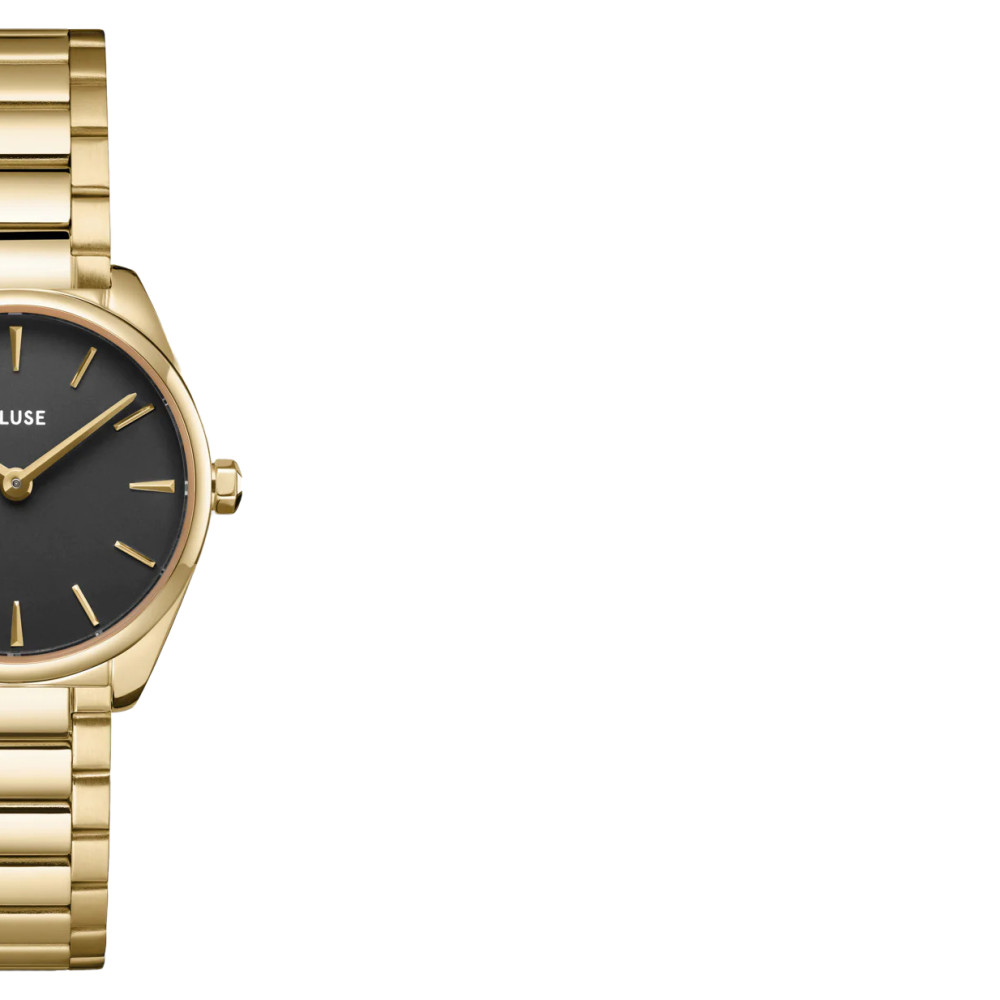 Cluse CG11701 Gift Box Féroce Mini Watch Black & Chain Bracelet Gold Colour - zegarek damski 6