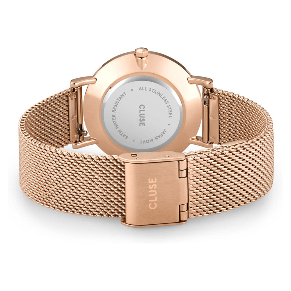 Cluse CW10205 Minuit Crystal Silver/Rose Gold - zegarek damski 8