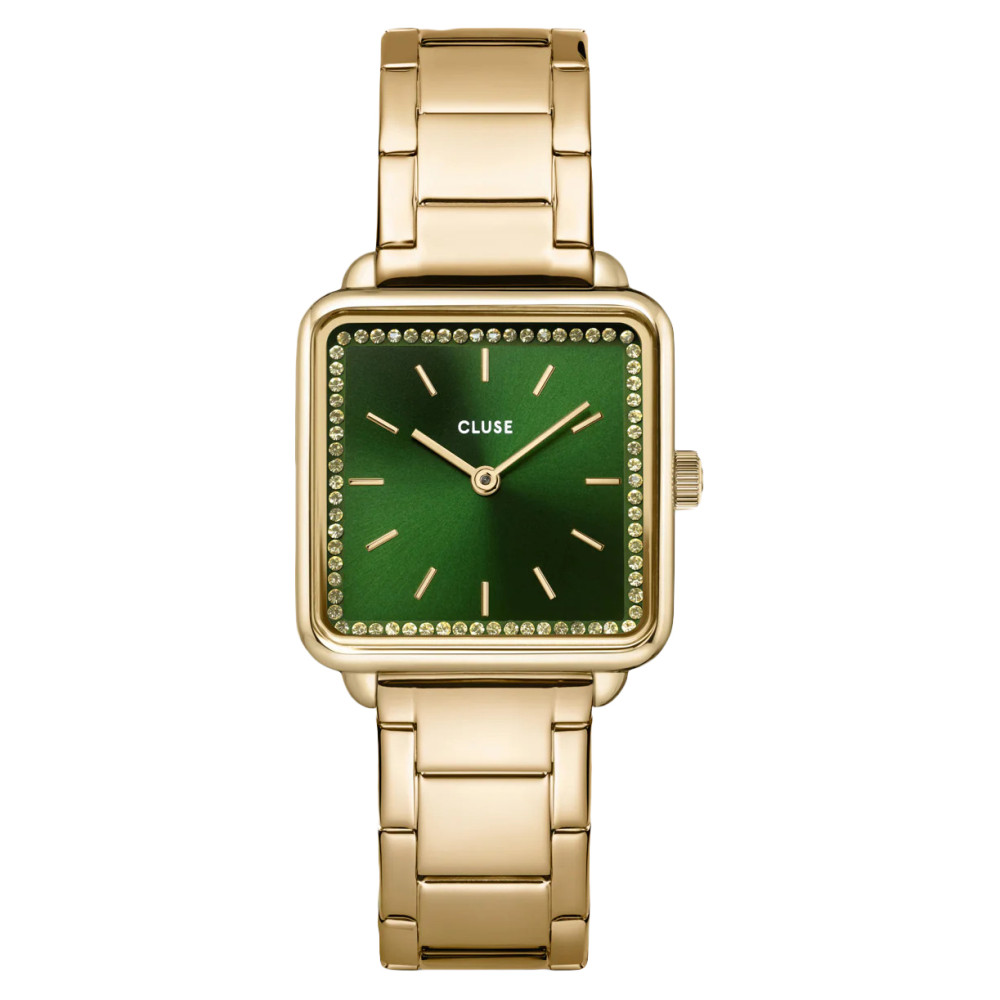 Cluse CW10311 Watch Steel stones Green Gold Colour - zegarek damski 1