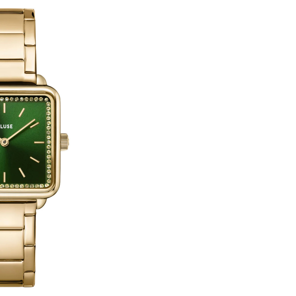 Cluse CW10311 Watch Steel stones Green Gold Colour - zegarek damski 6