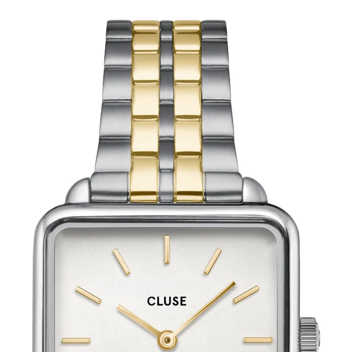 Cluse CW10313 La Tétragone Bicolor Stainless Steel 28mm - zegarek damski 3