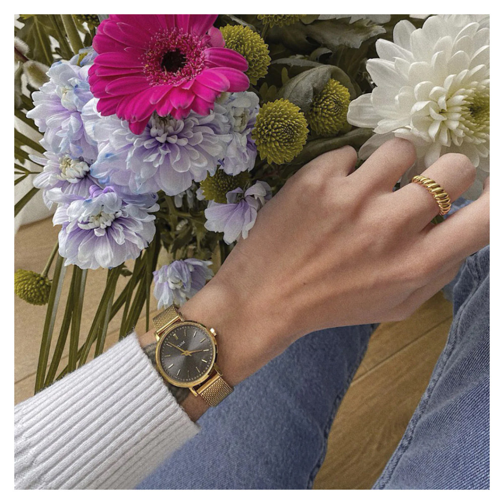 Cluse CW10501 Boho Chic Petite Gold - zegarek damski 9
