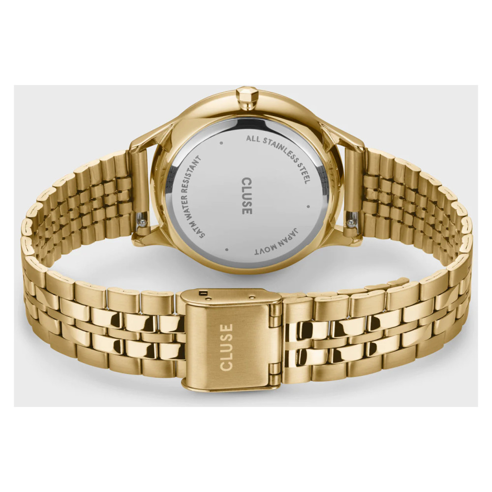 Cluse CW10701 Minuit Multifunction Full Gold - zegarek damski 8