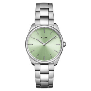 Cluse CW11215 Féroce Petite Steel Green Silver - zegarek damski