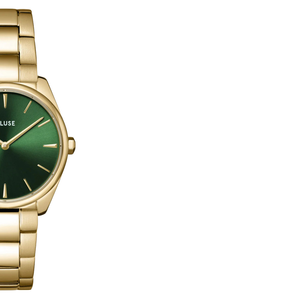 Cluse CW11217 Steel Green Gold Colour - zegarek damski 6