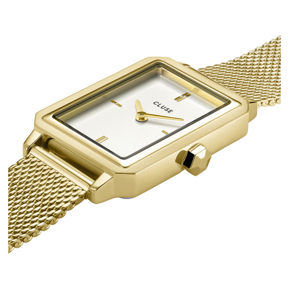 Cluse CW11508 Fluette Steel White Gold - zegarek damski 7