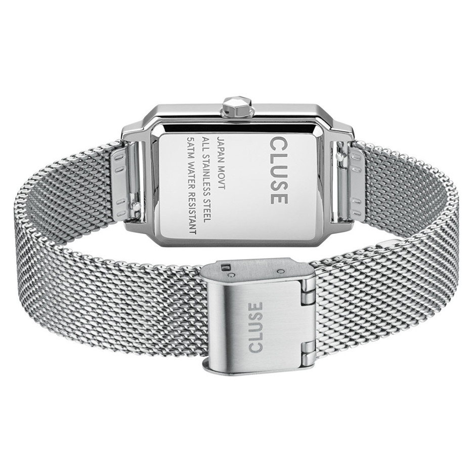 Cluse CW11509 Fluette Steel White Silver - zegarek damski 8