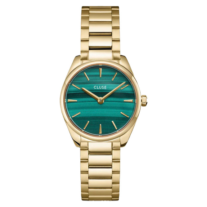 Cluse CW11702 Mini Steel Green Gold Colour - zegarek damski 1