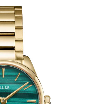Cluse CW11702 Mini Steel Green Gold Colour - zegarek damski 5