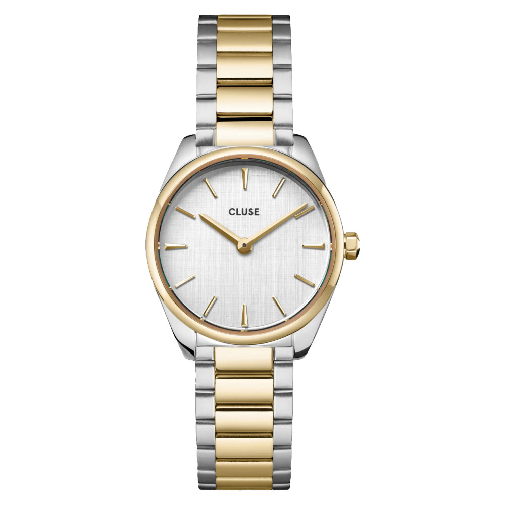 Cluse CW11708 Watch Steel Silver Bicolour - zegarek damski 1