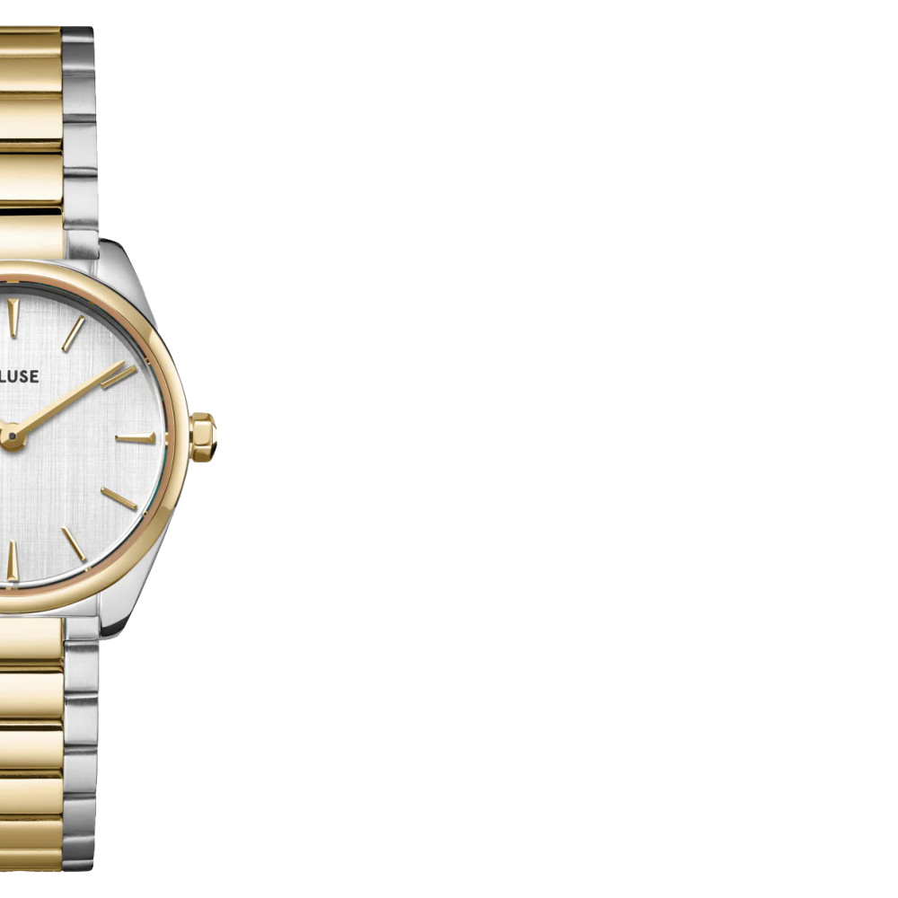 Cluse CW11708 Watch Steel Silver Bicolour - zegarek damski 6