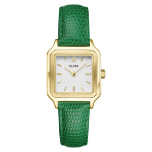 Cluse CW11803 Gracieuse Petite Leather White Gold - zegarek damski