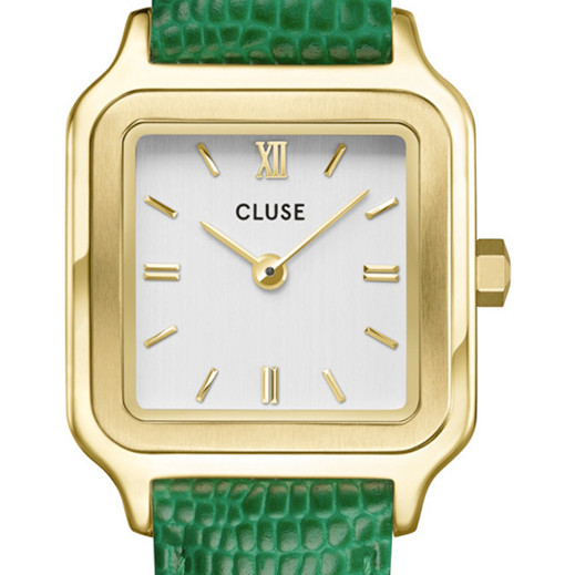 Cluse CW11803 Gracieuse Petite Leather White Gold - zegarek damski 2
