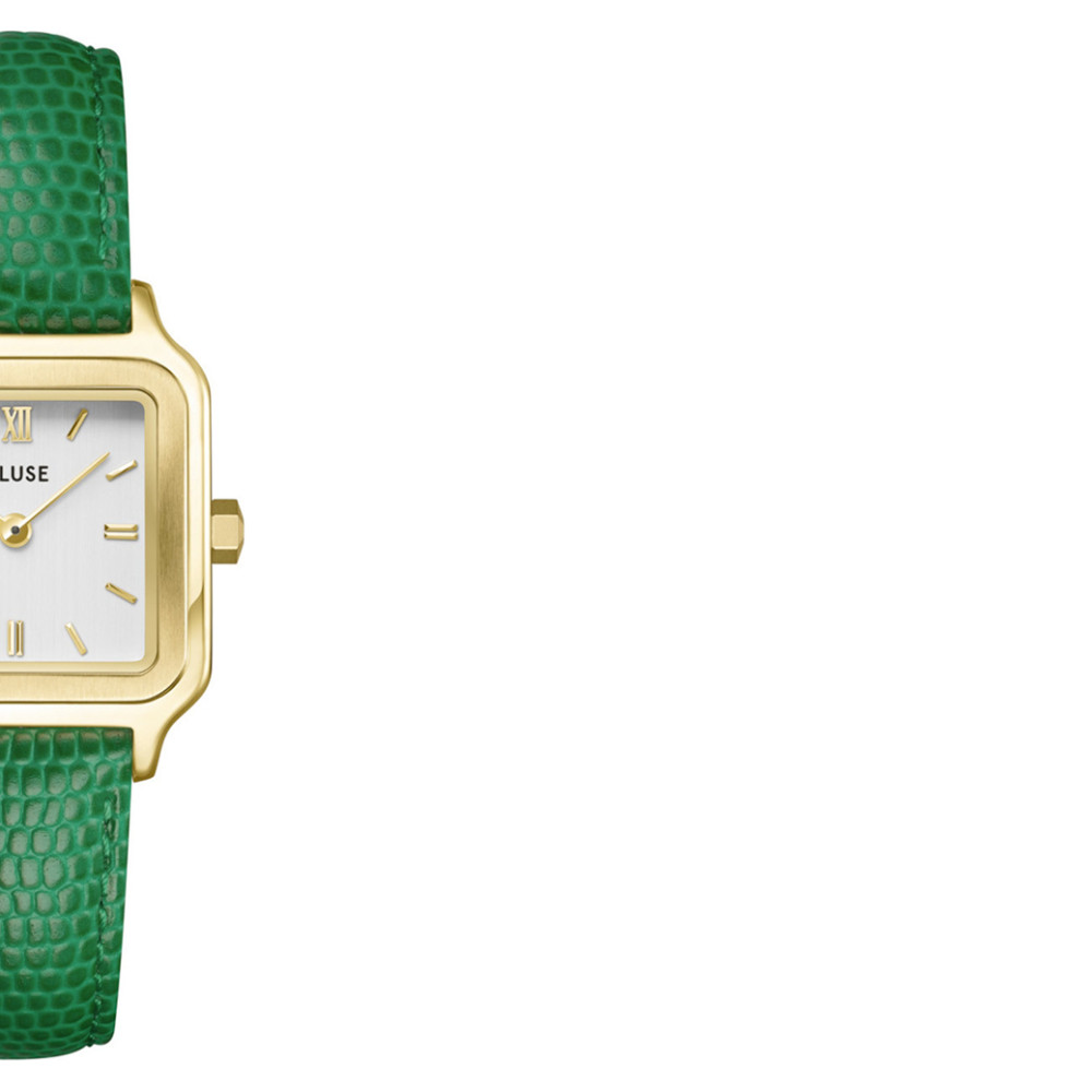 Cluse CW11803 Gracieuse Petite Leather White Gold - zegarek damski 6