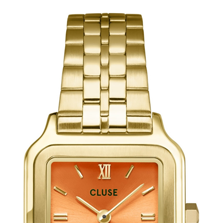Cluse CW11807 Gracieuse Petite Apricot/Gold - zegarek damski 3