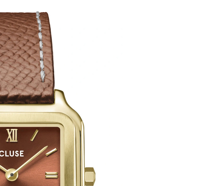 Cluse CW11810 Petite Brown 24mm - zegarek damski 5