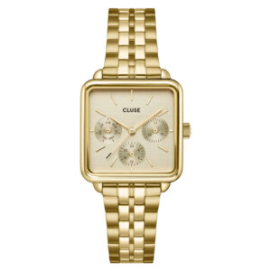 Cluse CW13801 La Tétragone Multifunction Gold - zegarek damski