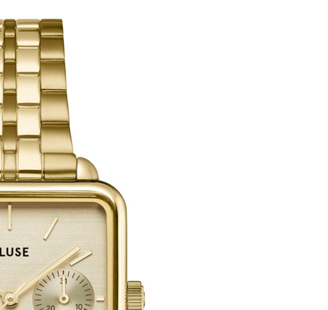 Cluse CW13801 La Tétragone Multifunction Gold - zegarek damski 5