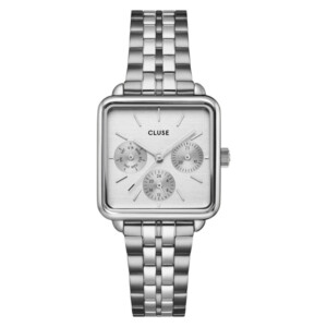 Cluse CW13802 La Tétragone Multifunction Silver - zegarek damski