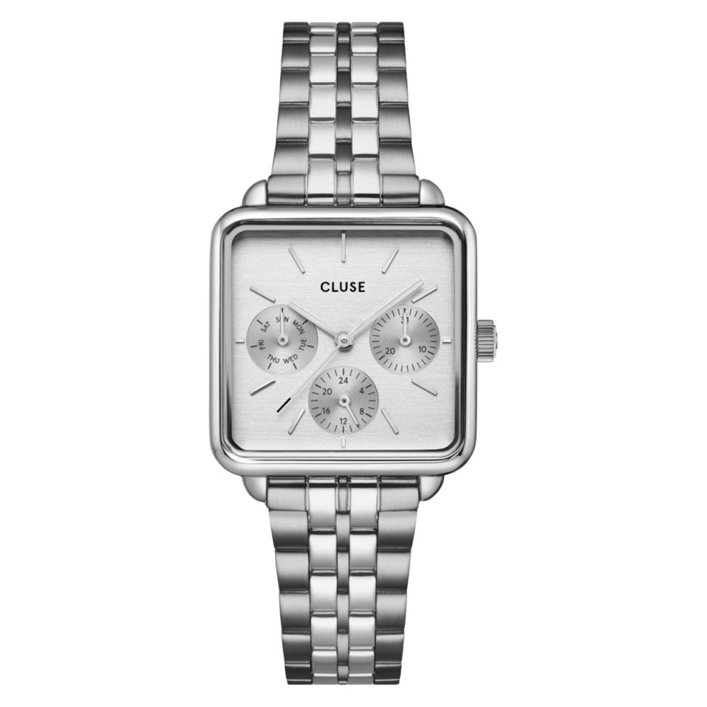 Cluse CW13802 La Tétragone Multifunction Silver - zegarek damski 1