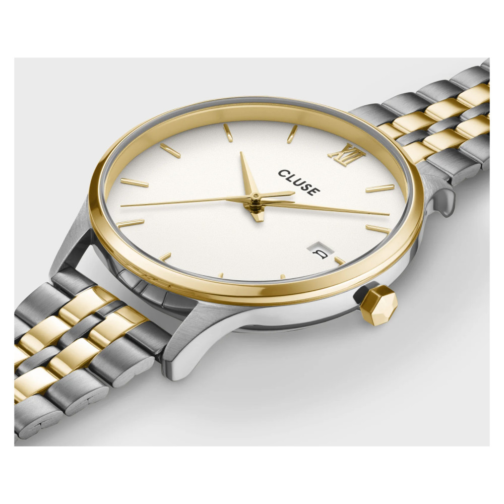 Cluse CW14302 Minuit Bicolor Stainless Steel 34mm - zegarek damski 7