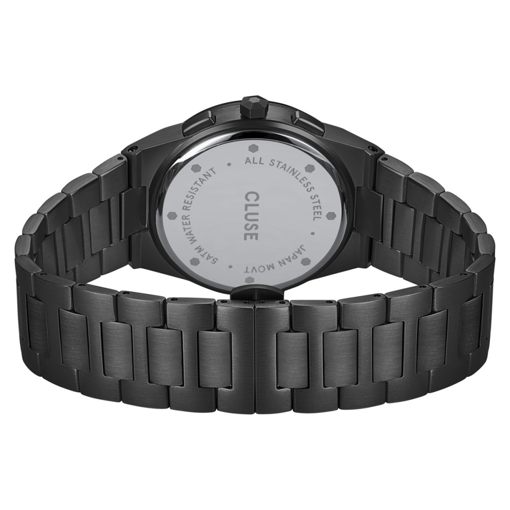 Cluse CW20802 Chrono Steel/Full Black - zegarek męski 7