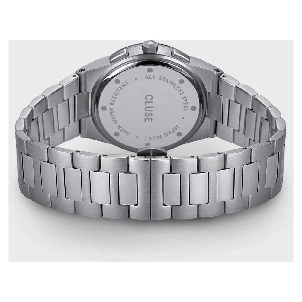 Cluse CW20803 Chrono Steel Green/Silver - zegarek męski 8