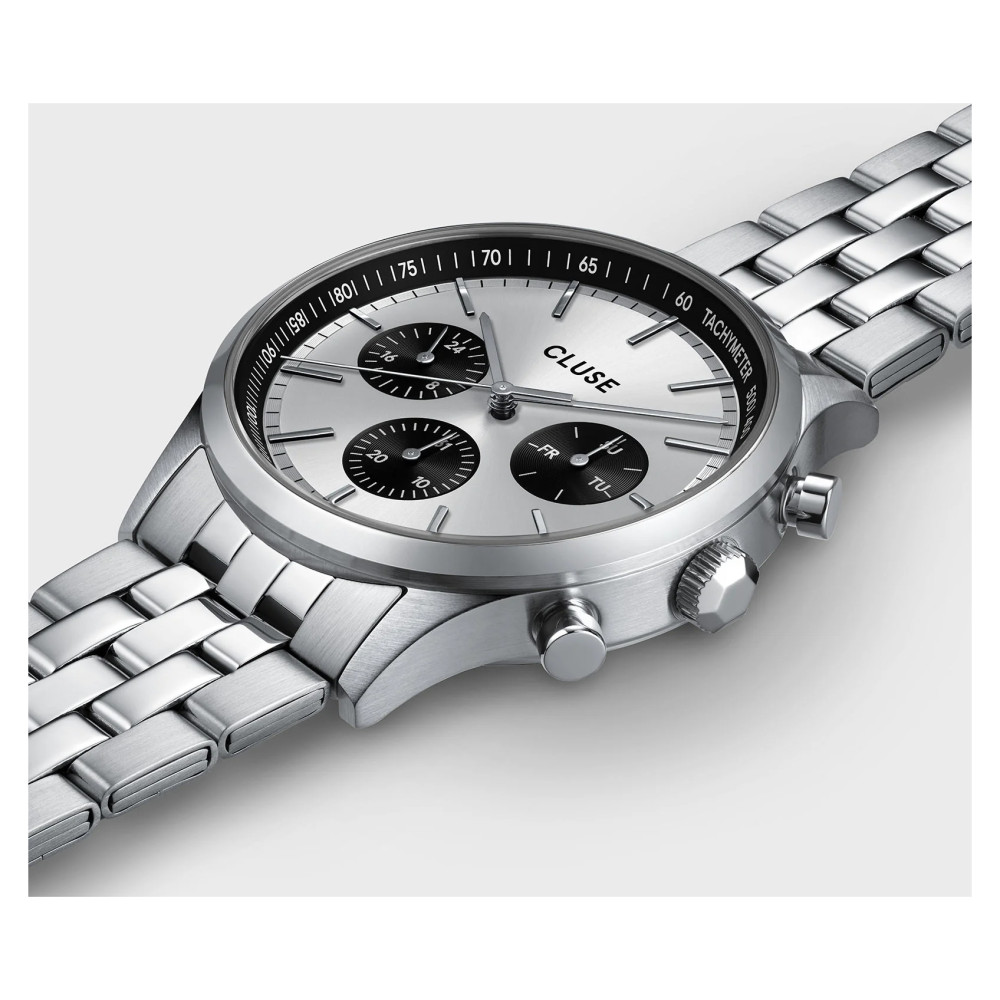 Cluse CW21007 Anthéor Stainless Steel 42mm - zegarek męski 7