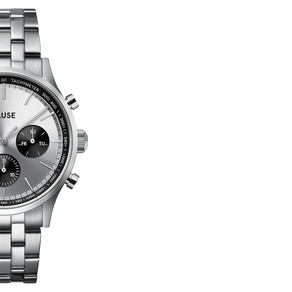 Cluse CW21007 Anthéor Stainless Steel 42mm - zegarek męski 6