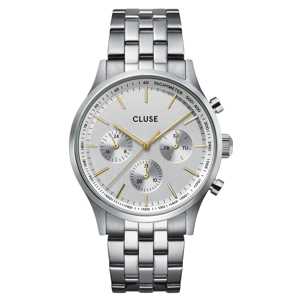 Cluse CW21010 Anthéor Stainless Steel 42mm - zegarek męski 1