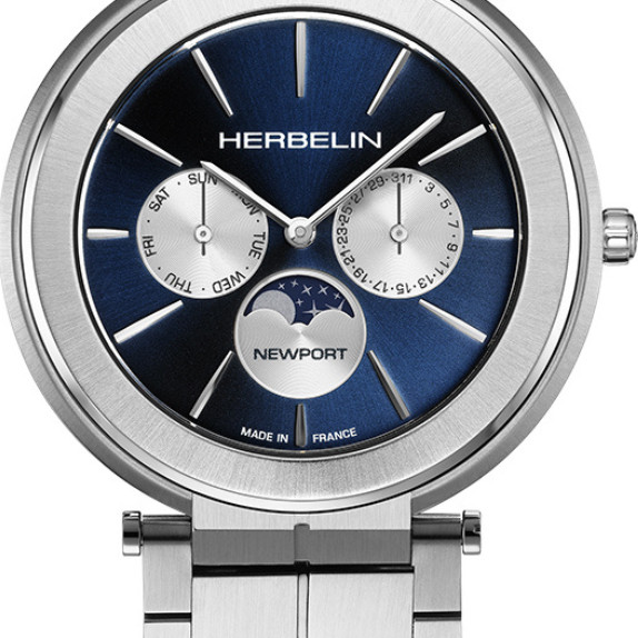 Herbelin 12722B25 Newport Slim - zegarek męski 2