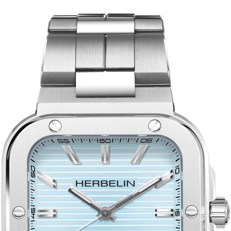 Herbelin 1646B25 CAP CAMARAT SQUARE AUTOMATIC - zegarek męski 3