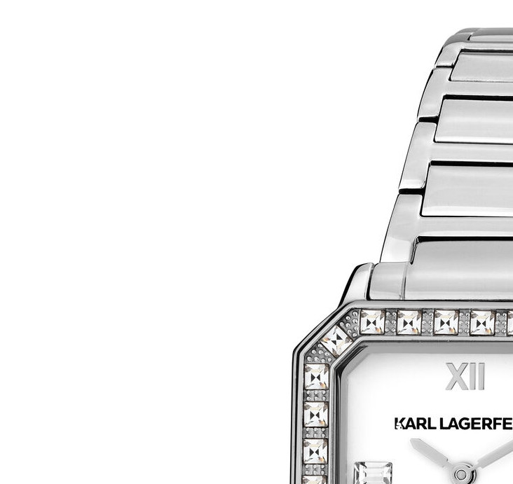 Karl Lagerfeld SQUARE CLASSIC  R0553102503 - zegarek damski 4