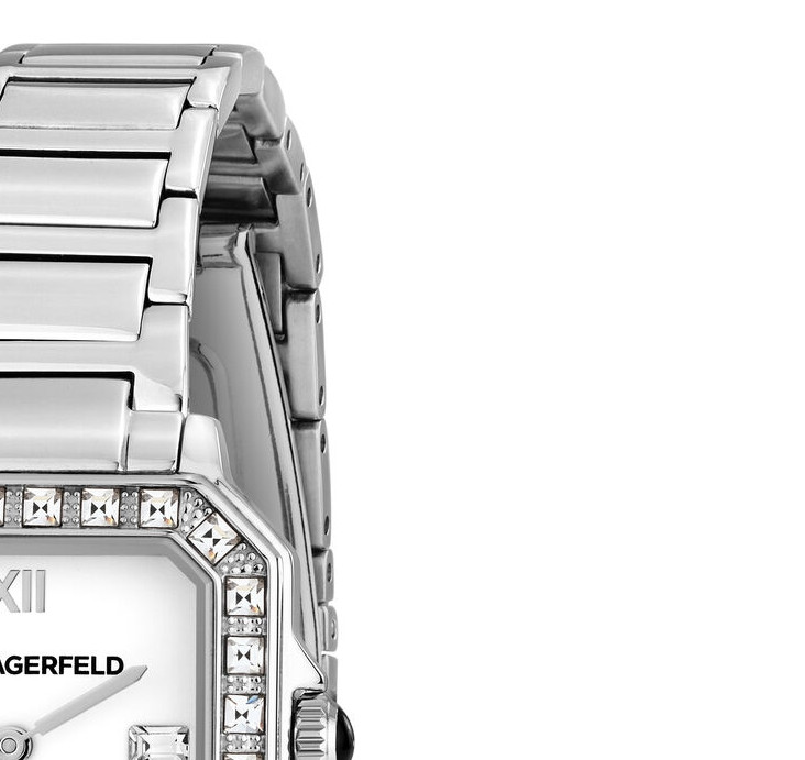 Karl Lagerfeld SQUARE CLASSIC  R0553102503 - zegarek damski 5