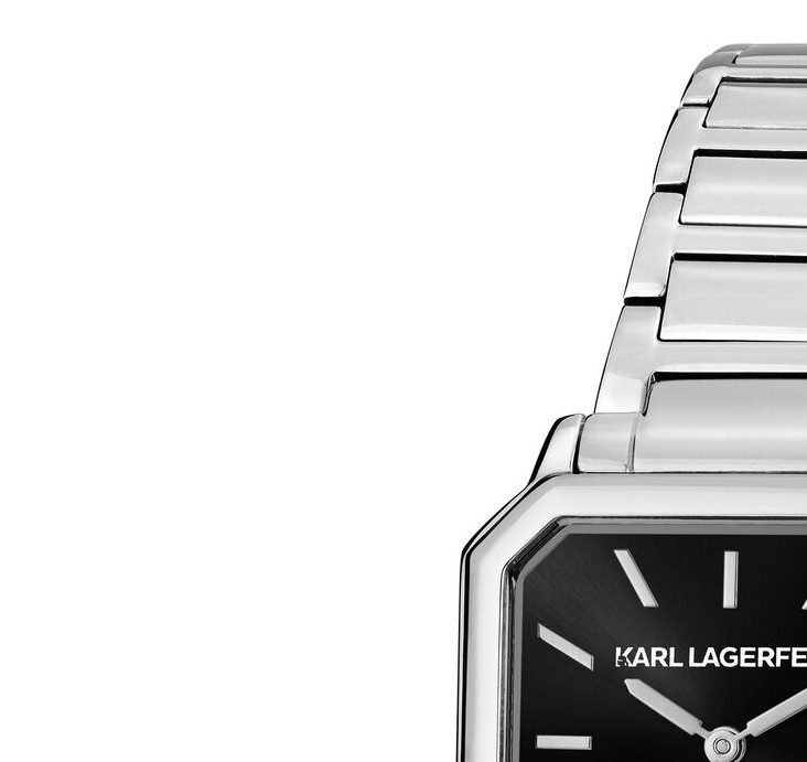 Karl Lagerfeld SQUARE CLASSICS R0553102507 - zegarek damski 4