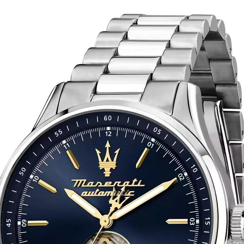Maserati R8823124002 Sorpasso Open Heart Automatic - zegarek męski 3