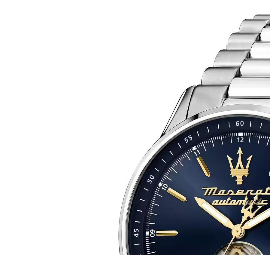 Maserati R8823124002 Sorpasso Open Heart Automatic - zegarek męski 4