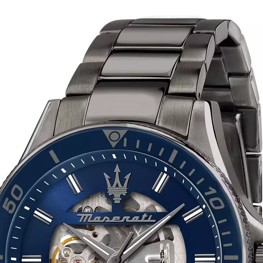 Maserati R8823140015 Sfida Skeleton Automatic - zegarek męski 3