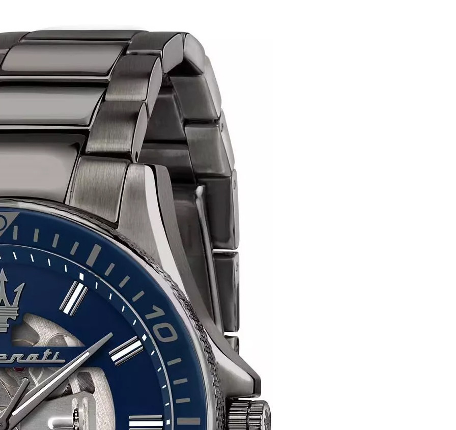 Maserati R8823140015 Sfida Skeleton Automatic - zegarek męski 5