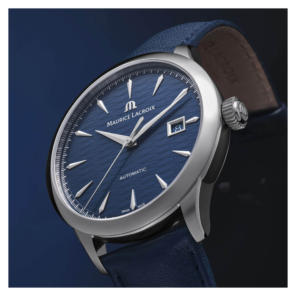 Maurice Lacroix 1975 Automatic Vagues Du Jura 756108-SS001-430-4 - zegarek męski 8