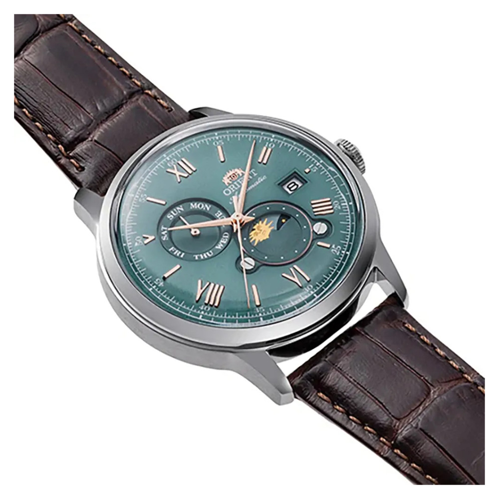 Orient RA-AK0805E30B Bambino Sun & Moon - zegarek męski 7
