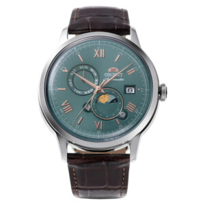 Orient RA-AK0805E30B Bambino Sun & Moon - zegarek męski