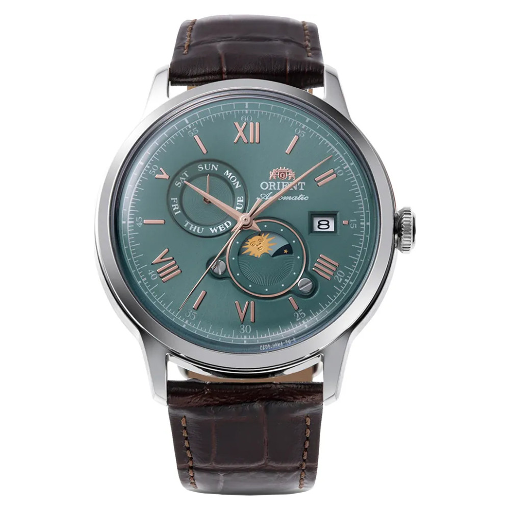 Orient RA-AK0805E30B Bambino Sun & Moon - zegarek męski 1