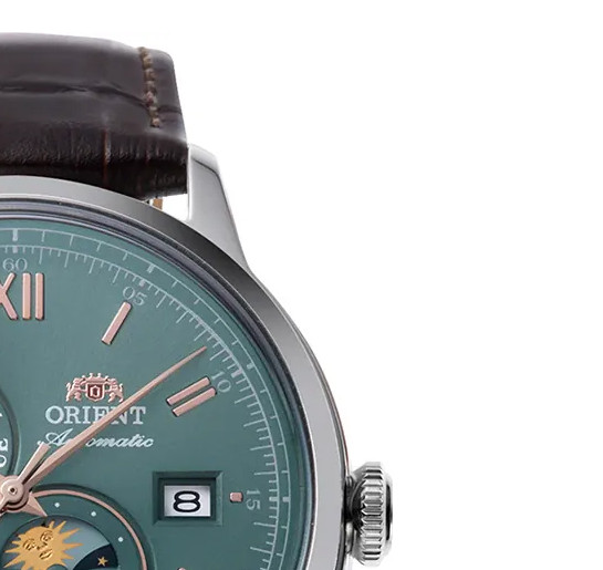 Orient RA-AK0805E30B Bambino Sun & Moon - zegarek męski 5