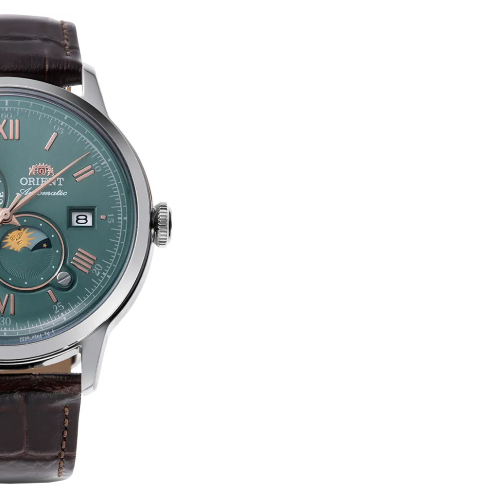 Orient RA-AK0805E30B Bambino Sun & Moon - zegarek męski 6
