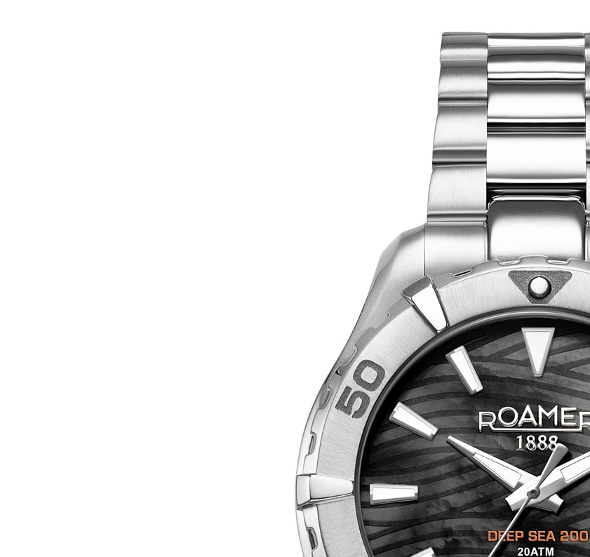 Roamer 860844 41 85 20 Deep Sea 200 Ladies - zegarek damski 4