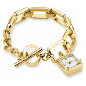 Rosefield SWGSG-O52 Octagon Charm Chain - zegarek damski