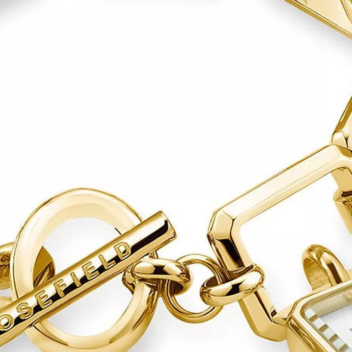 Rosefield SWGSG-O52 Octagon Charm Chain - zegarek damski 2