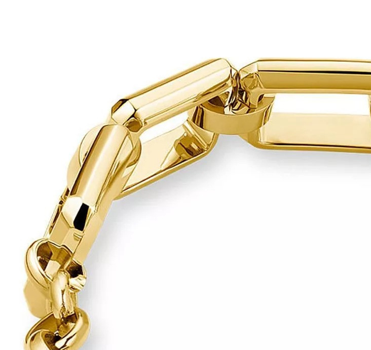 Rosefield SWGSG-O52 Octagon Charm Chain - zegarek damski 4