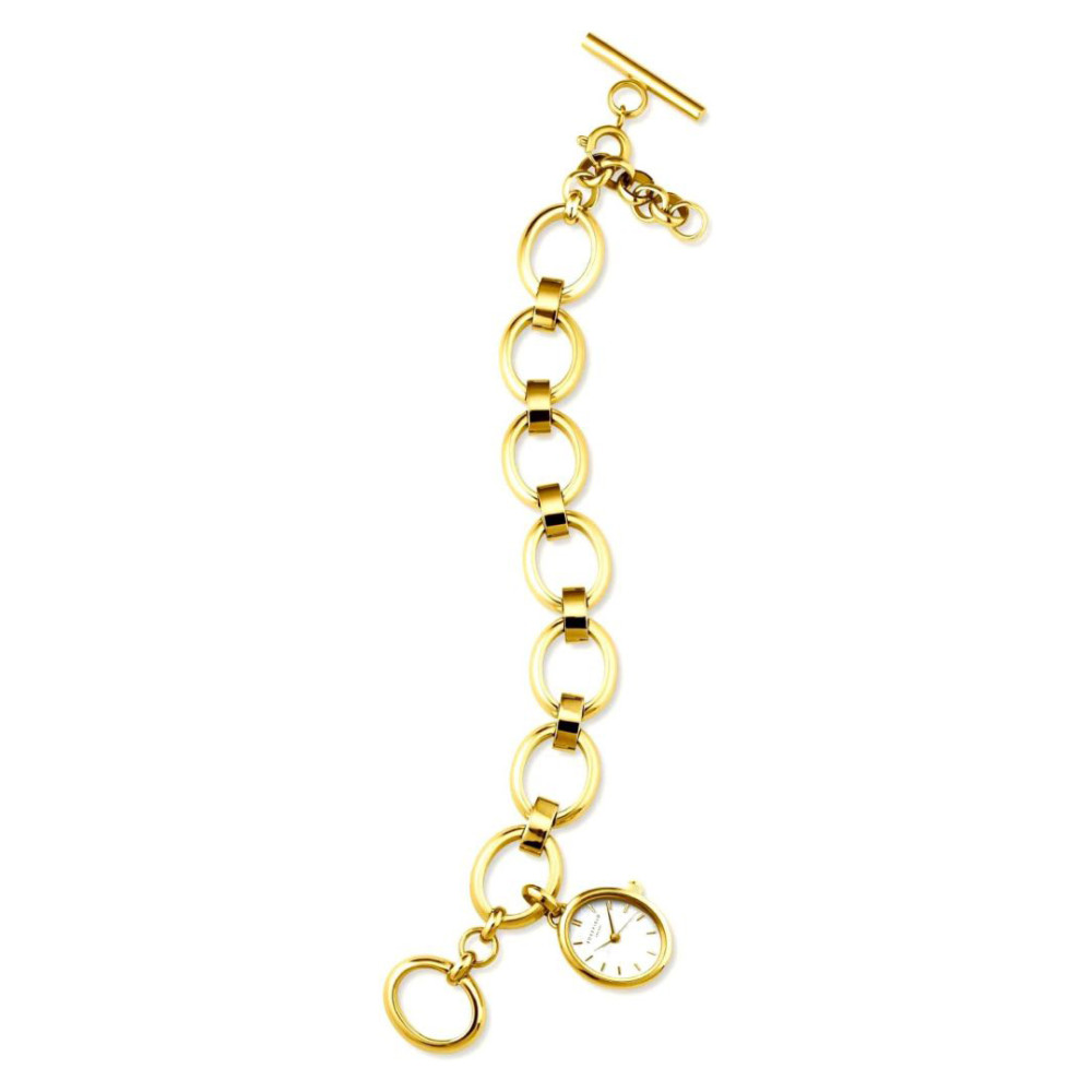 Rosefield SWGSG-OV13 The Oval Charm Chain - zegarek damski 9